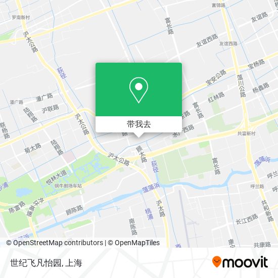 世纪飞凡怡园地图