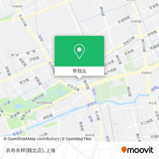 衣布衣样(顾北店)地图