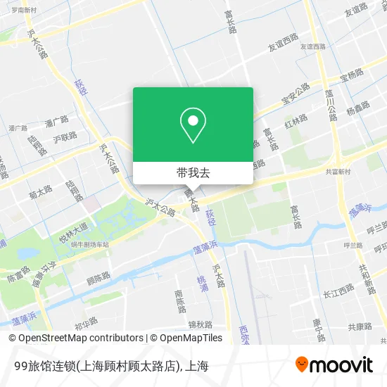 99旅馆连锁(上海顾村顾太路店)地图