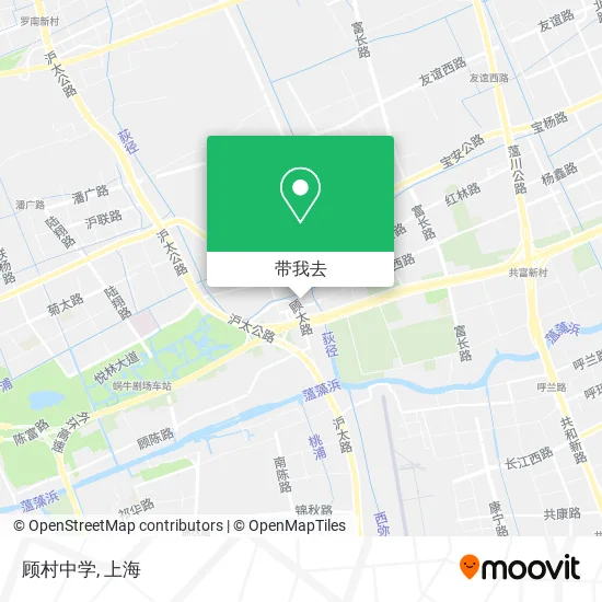 顾村中学地图