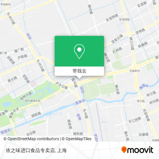 依之味进口食品专卖店地图