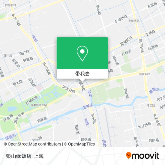 狼山缘饭店地图