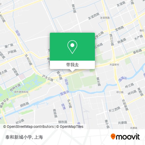 泰和新城小学地图