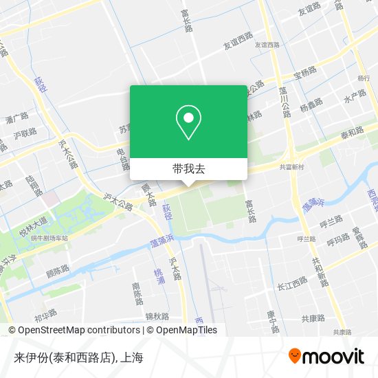 来伊份(泰和西路店)地图