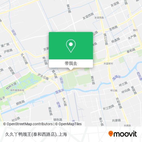 久久丫鸭颈王(泰和西路店)地图