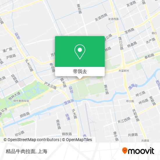 精品牛肉拉面地图