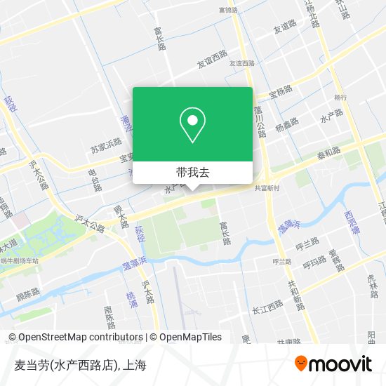 麦当劳(水产西路店)地图