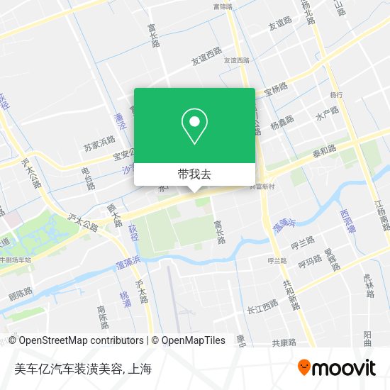 美车亿汽车装潢美容地图