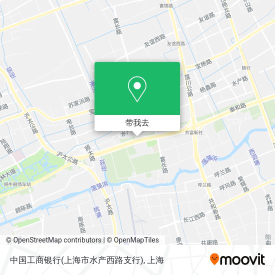 中国工商银行(上海市水产西路支行)地图