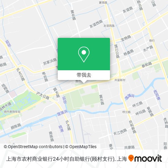 上海市农村商业银行24小时自助银行(顾村支行)地图