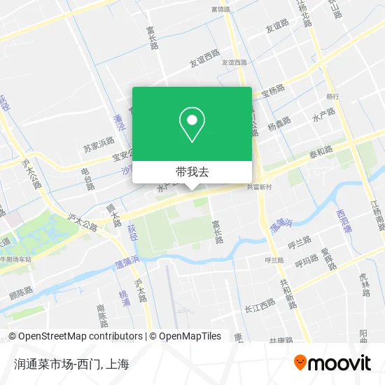润通菜市场-西门地图