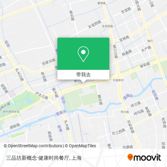 三品坊新概念·健康时尚餐厅地图