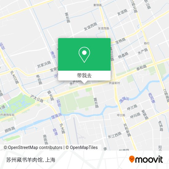 苏州藏书羊肉馆地图