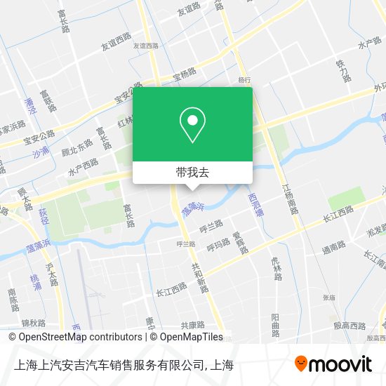 上海上汽安吉汽车销售服务有限公司地图