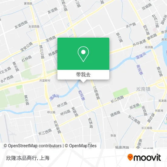 欣隆冻品商行地图