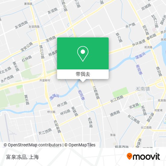 富泉冻品地图