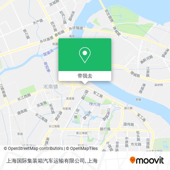 上海国际集装箱汽车运输有限公司地图