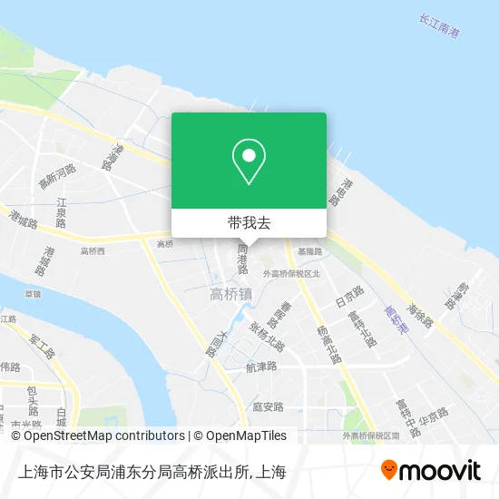 上海市公安局浦东分局高桥派出所地图