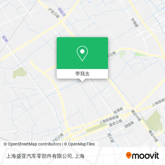 上海盛亚汽车零部件有限公司地图