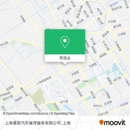 上海通新汽车修理服务有限公司地图