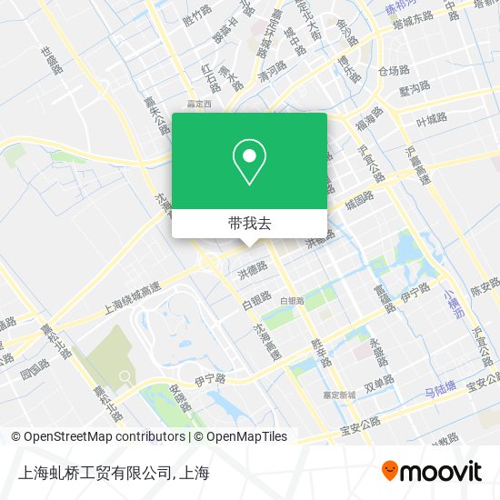 上海虬桥工贸有限公司地图