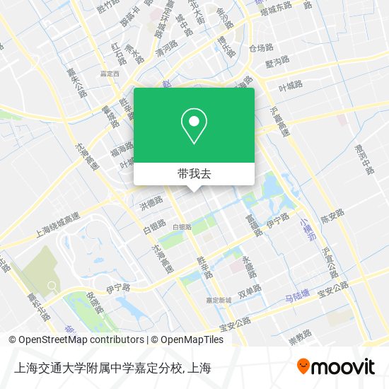 上海交通大学附属中学嘉定分校地图