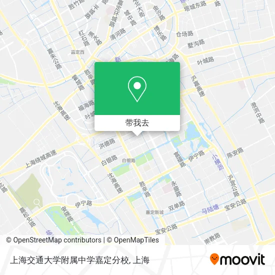 上海交通大学附属中学嘉定分校地图