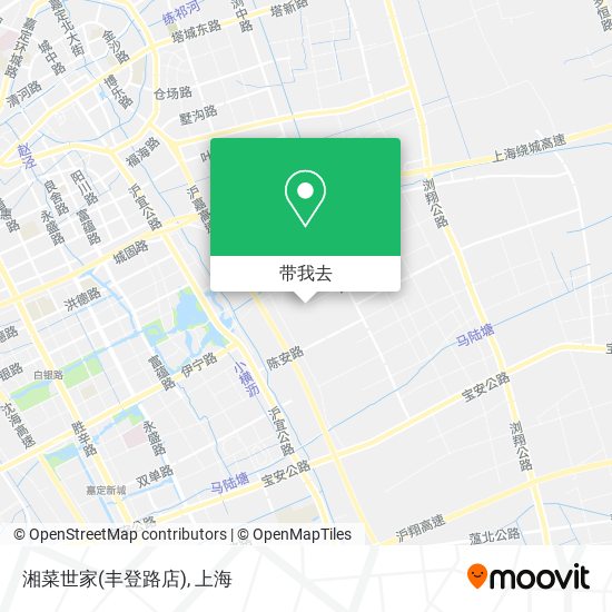 湘菜世家(丰登路店)地图