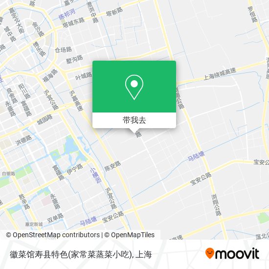 徽菜馆寿县特色(家常菜蒸菜小吃)地图