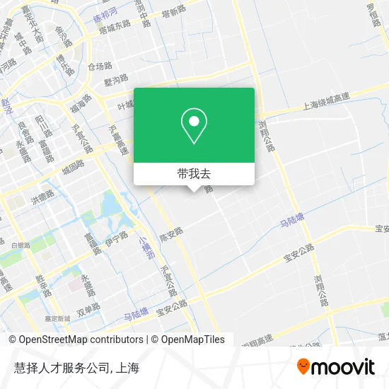 慧择人才服务公司地图