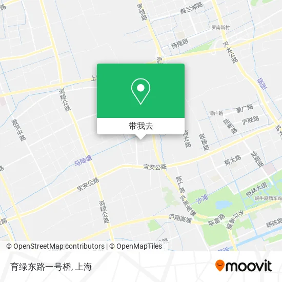 育绿东路一号桥地图
