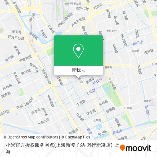 小米官方授权服务网点(上海新凌子站-闵行新凌店)地图