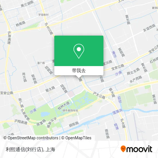 利熙通信(刘行店)地图