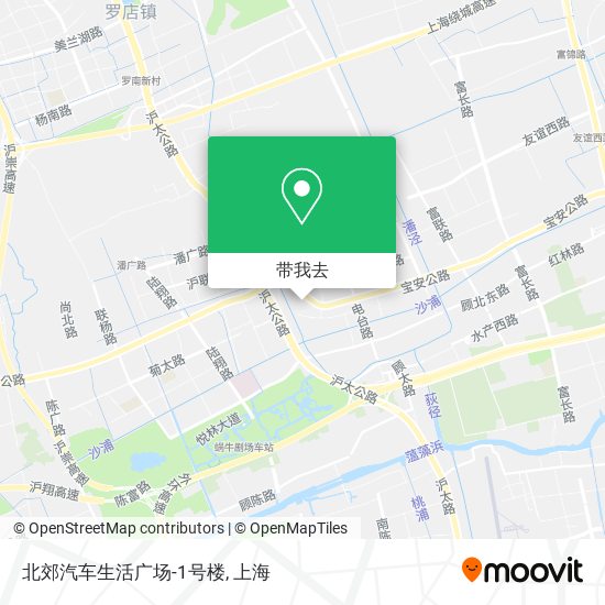 北郊汽车生活广场-1号楼地图