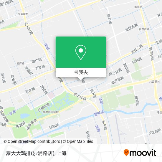 豪大大鸡排(沙浦路店)地图