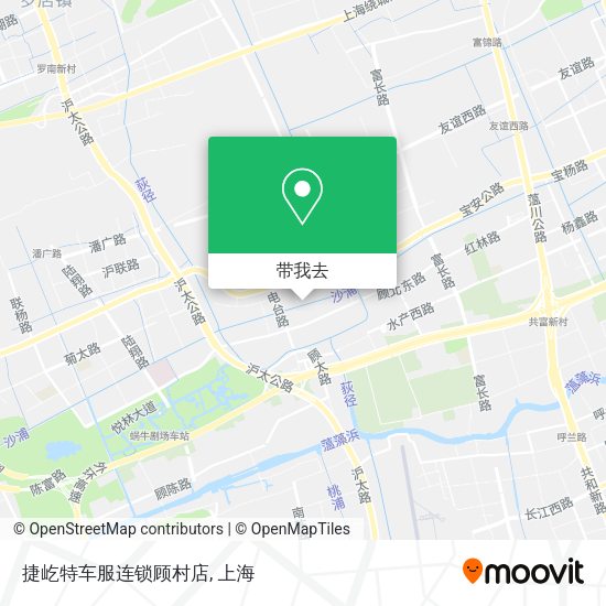 捷屹特车服连锁顾村店地图