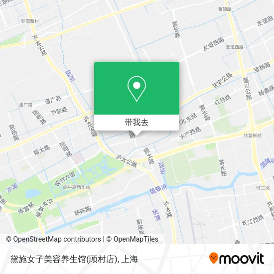 黛施女子美容养生馆(顾村店)地图