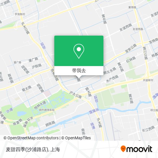 麦甜四季(沙浦路店)地图