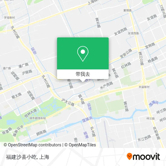 福建沙县小吃地图