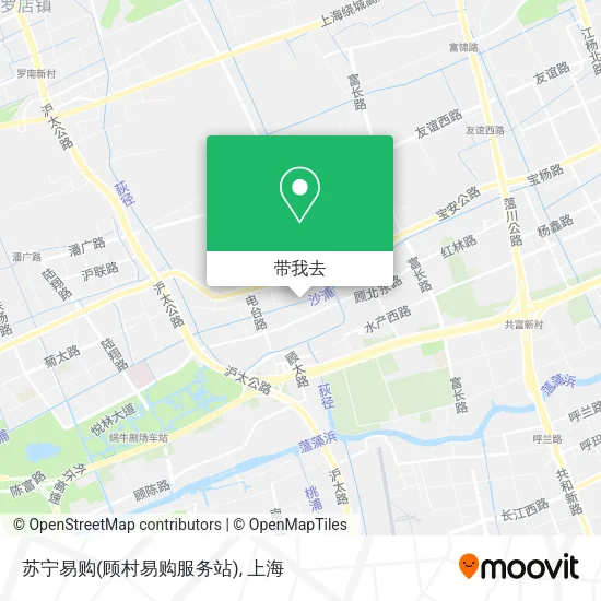苏宁易购(顾村易购服务站)地图