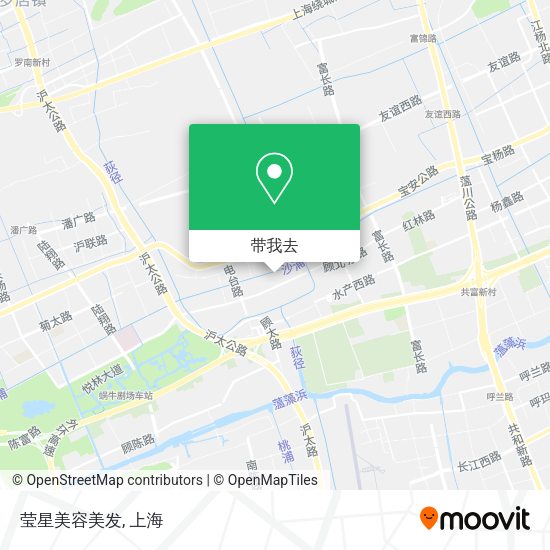 莹星美容美发地图