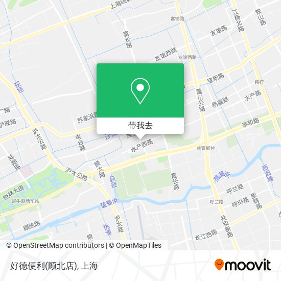 好德便利(顾北店)地图