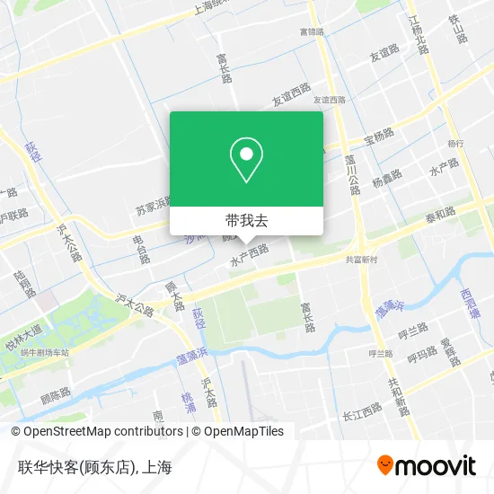 联华快客(顾东店)地图