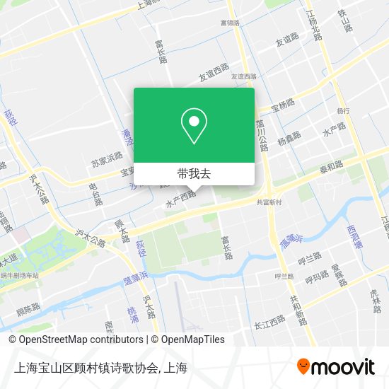 上海宝山区顾村镇诗歌协会地图