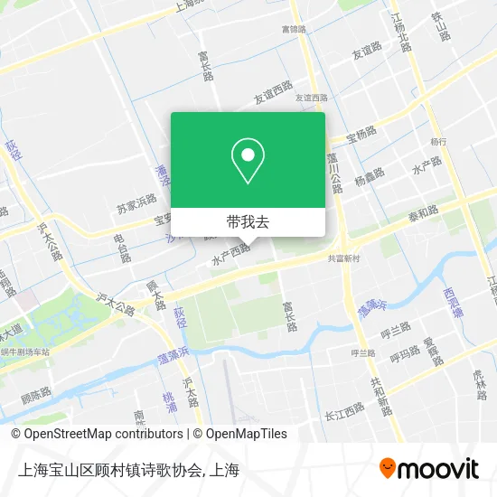 上海宝山区顾村镇诗歌协会地图