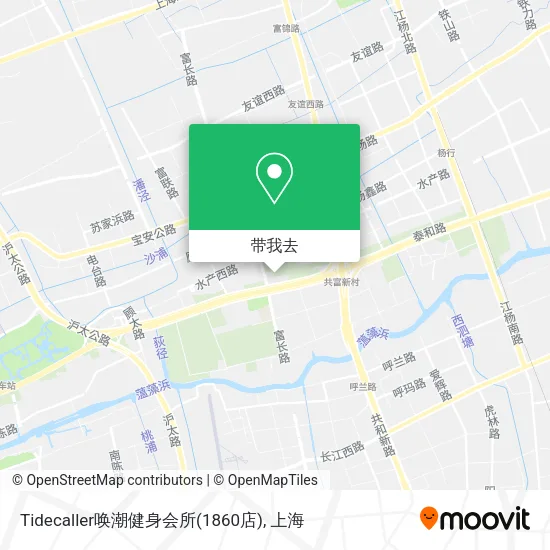 Tidecaller唤潮健身会所(1860店)地图