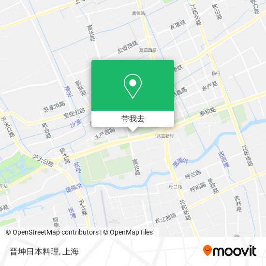 晋坤日本料理地图