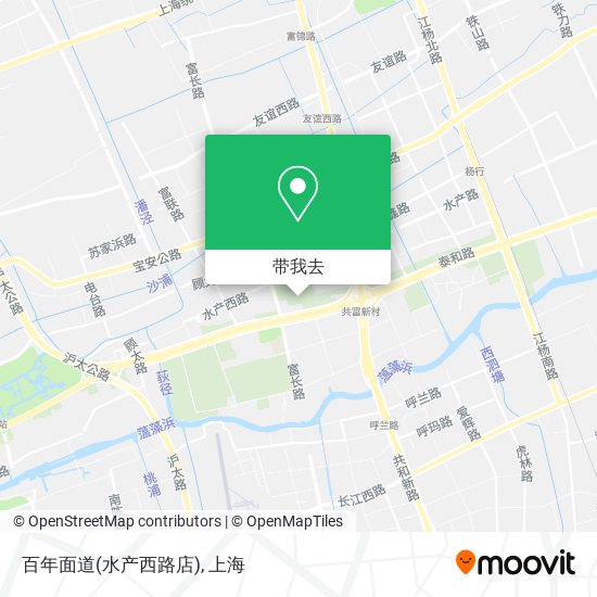 百年面道(水产西路店)地图