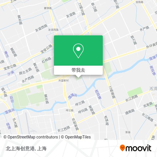 北上海创意港地图