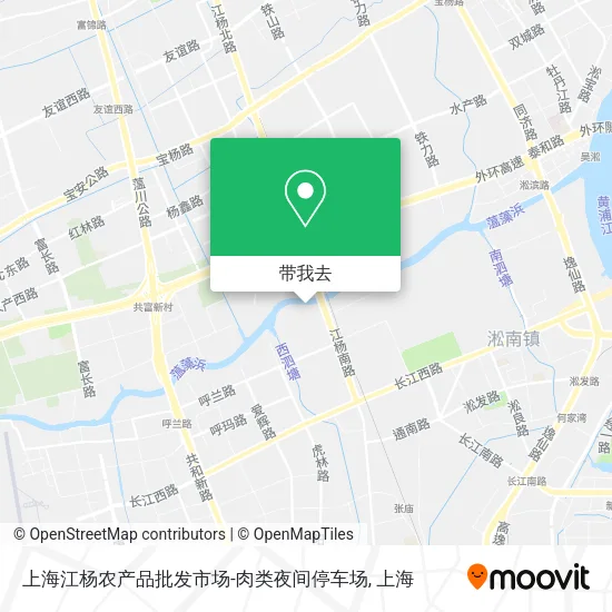 上海江杨农产品批发市场-肉类夜间停车场地图